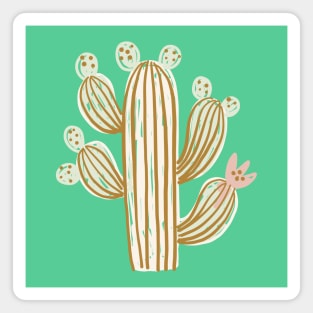 Cactus doodle Magnet